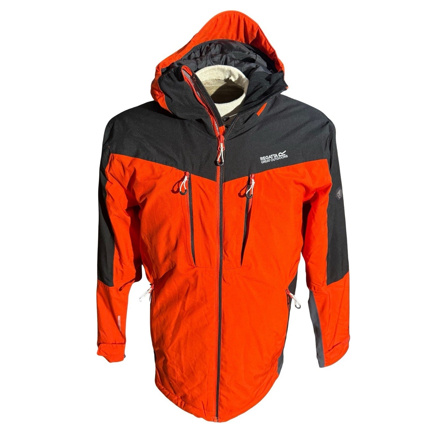 Regatta Great Outdoors Orange Black Waterproof Softshell Jacket Men’s S RMP321