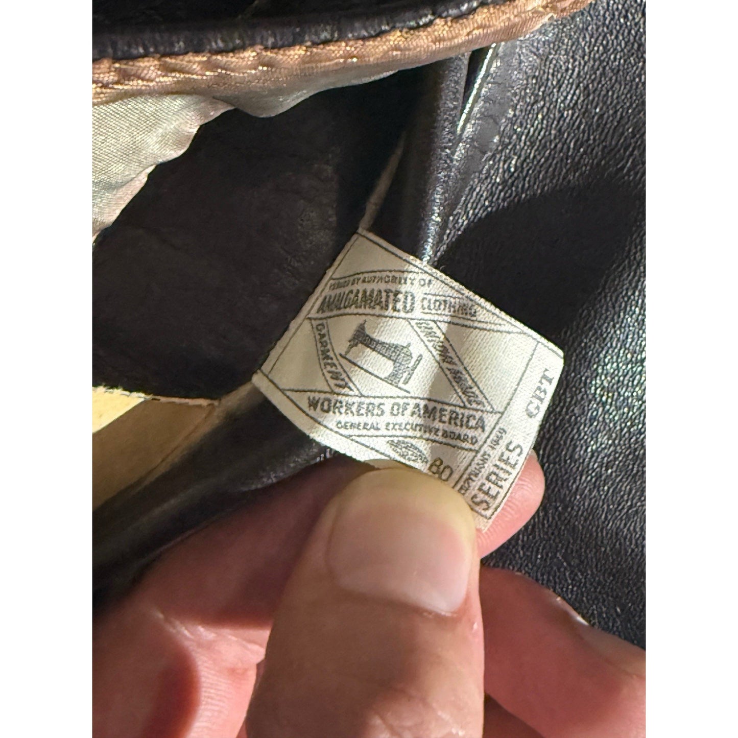 Vintage 1949 Sierra Sportswear Horsehide Leather Jacket Sz 40 Union Label USA