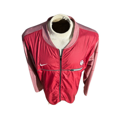 Nike Shield Oklahoma Sooners Full Zip Jacket XL Red Wind Resistant OU Team Gear