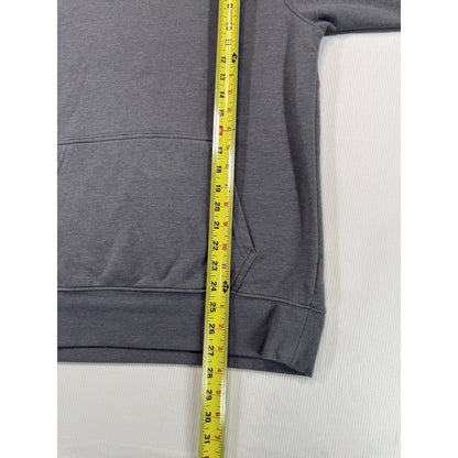 The North Face Hoodie Mens Small Gray Box NSE Logo Sweatshirt Fleece Pullover