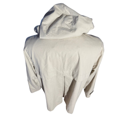 London Fog Men’s XL Limited Edition Trench Coat Beige Tan Hooded Water Resistant