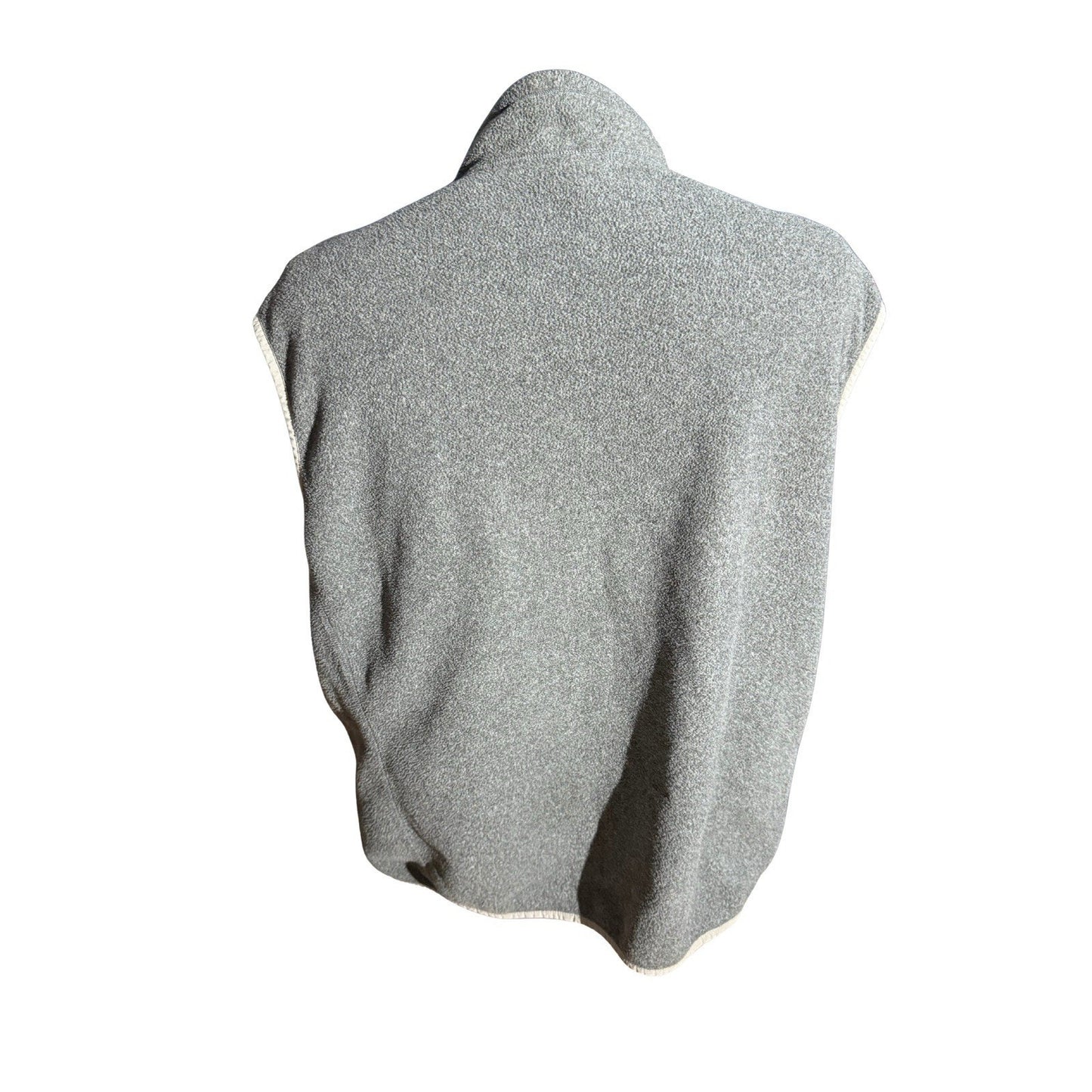 Patagonia Synchilla Men’s XXL Gray Fleece Vest Full Zip Made in Mexico
