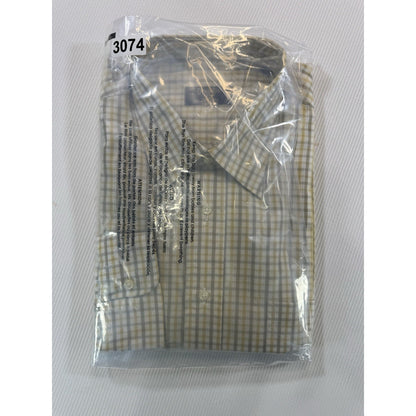 Vintage Gitman Bros McCalls Check Dress Shirt 17 35 Made USA