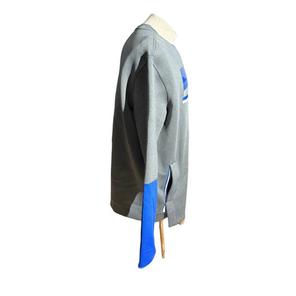 Nike Air Force Falcons Dri-Fit Crewneck Sweatshirt Gray Blue Men’s XL