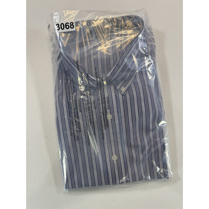 NWT Ralph Lauren Blake XL Purple Stripe Button Down Dress Shirt