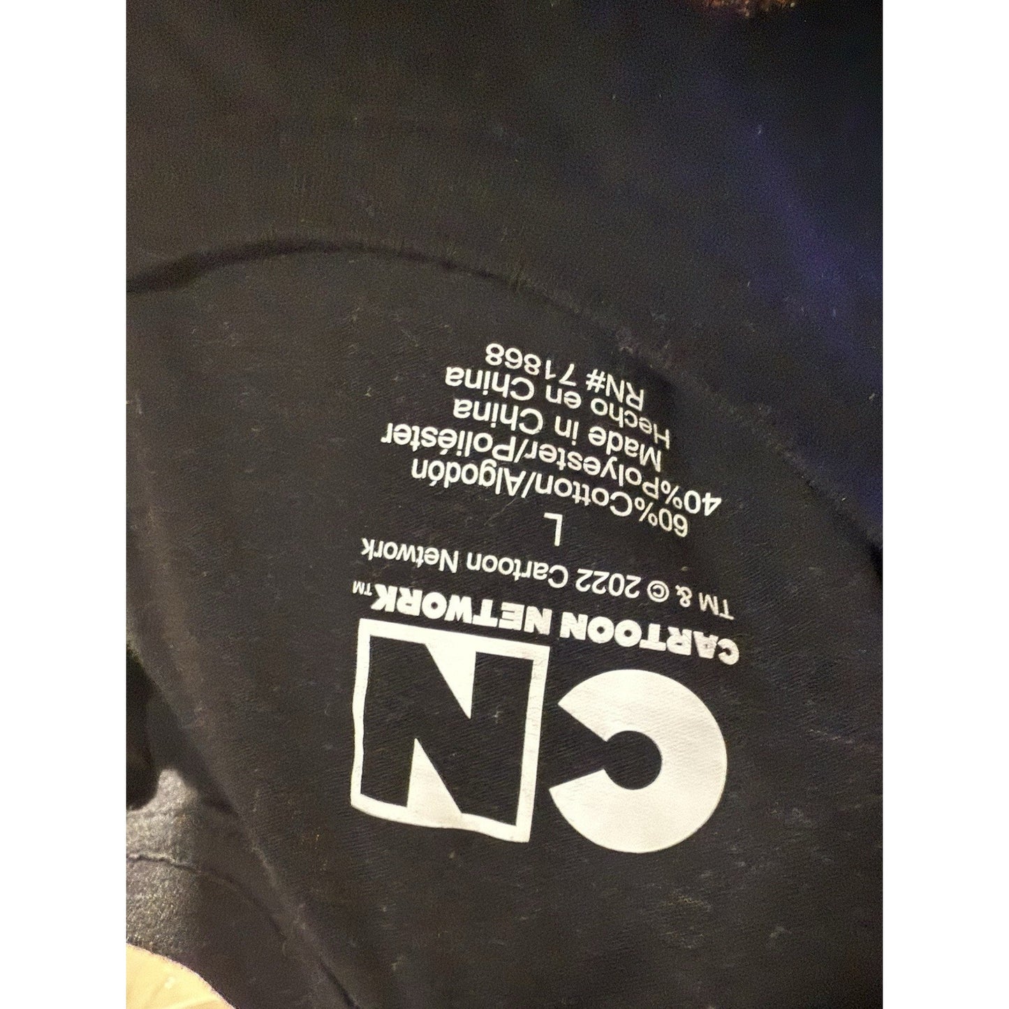 Cartoon Network 2022 Graphic T-Shirt Large Black Johnny Bravo Ed Edd Eddy