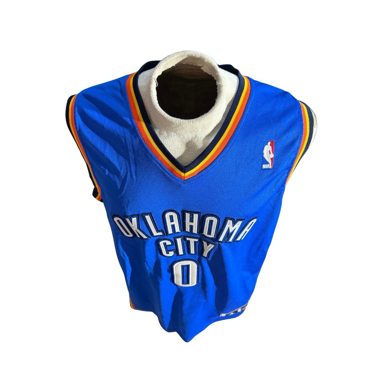 100% Authentic Russell Westbrook Adidas Oklahoma City Thunder Jersey Size 3XL