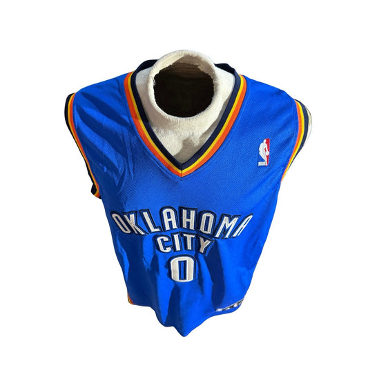 100% Authentic Russell Westbrook Adidas Oklahoma City Thunder Jersey Size 3XL