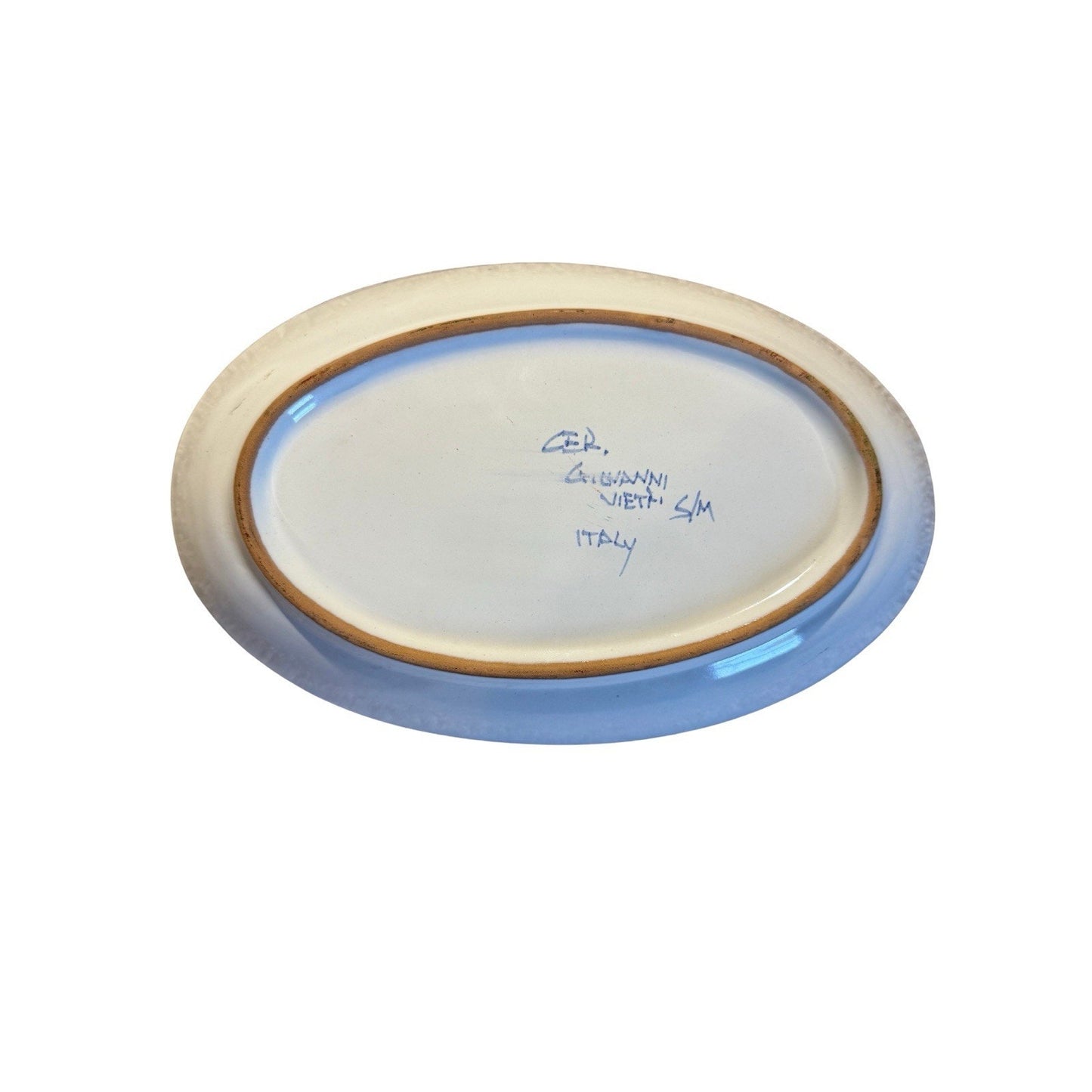 1995 US Navy Seabee Ball Naples Plate Giovanni Vietri Italy Hand Painted RARE