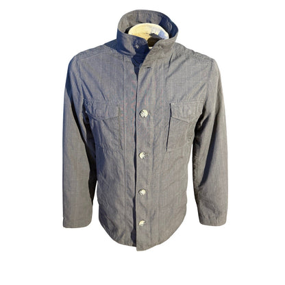 Banana Republic Men’s Gray Utility Jacket Small Cotton Lined Pockets