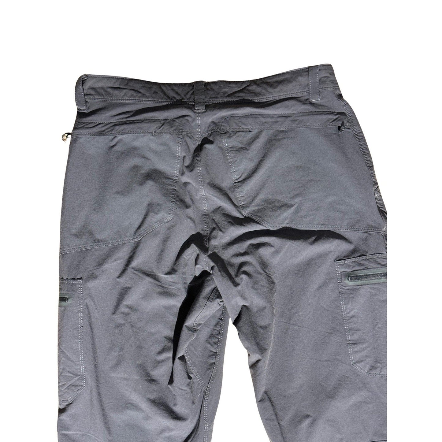 L.L.Bean Men’s Hiking Cargo Pants Gray 33x30 Nylon Spandex Lightweight Outdoor