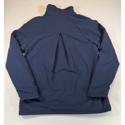 THE NORTH FACE Womens Shelbe Raschel Fleece Windwall Hoodie Jacket Shady Blue L