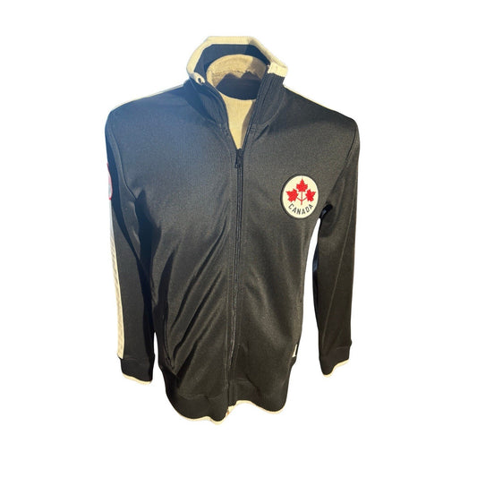 Hudson’s Bay Team Canada Olympic Jacket Men’s Small S Black Full Zip Track 12