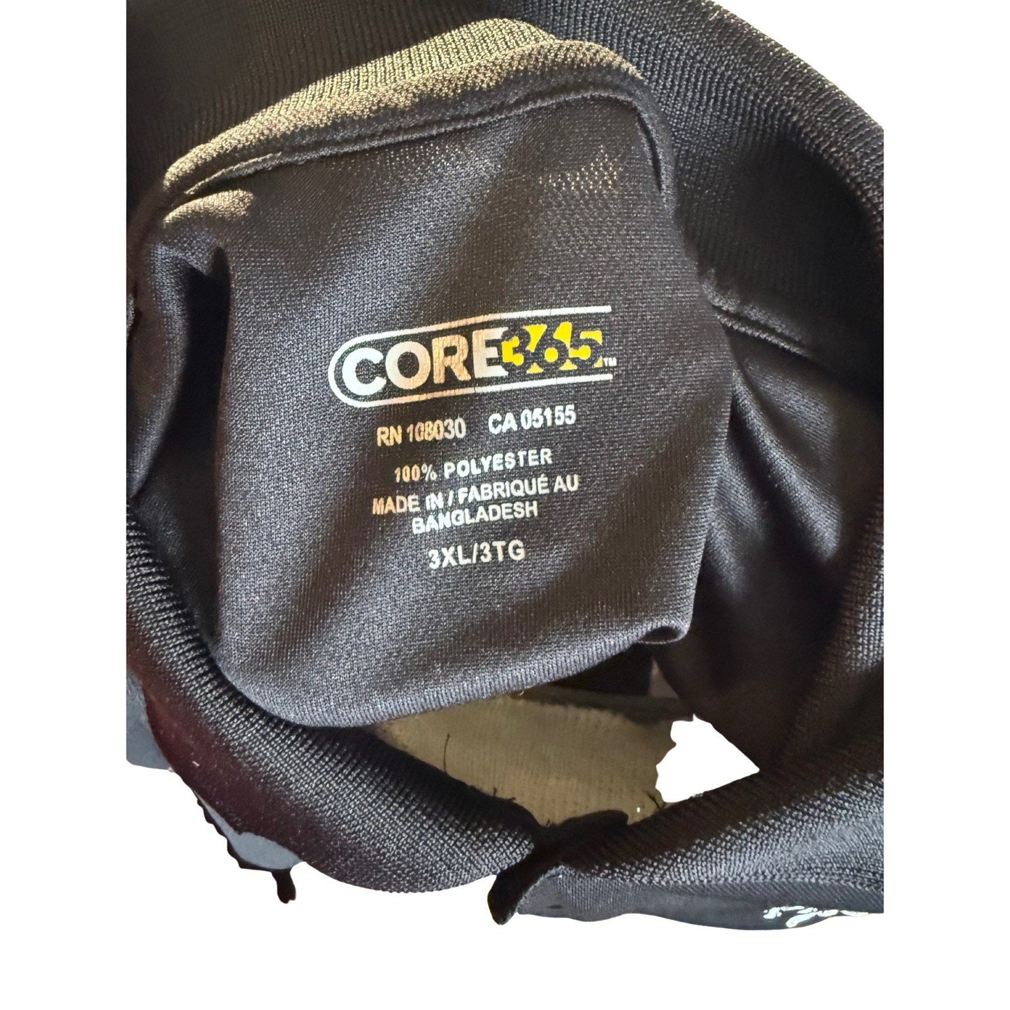 Patrón Tequila Core365 Polo Shirt Black 3XL Embroidered Logo Promo Bar 256