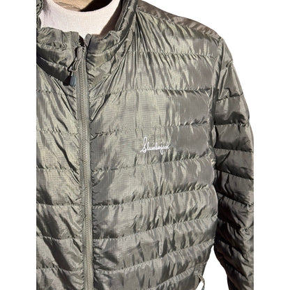 Slumberjack Down Puffer Jacket Men’s XL Green Packable 90/10 Down Feather Outdoo