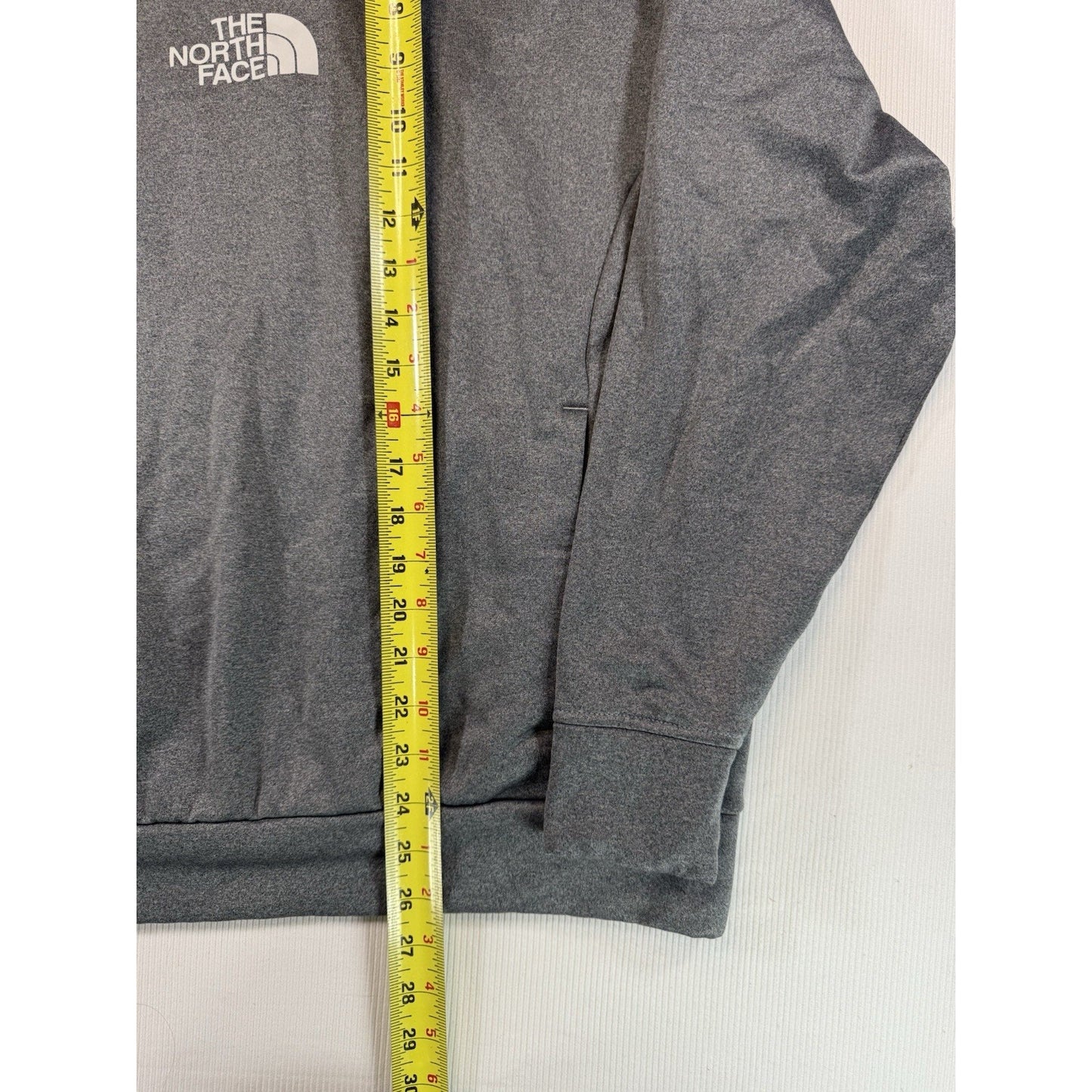 The North Face Men’s Pullover Hoodie Small Gray Fleece Lined Logo FA23