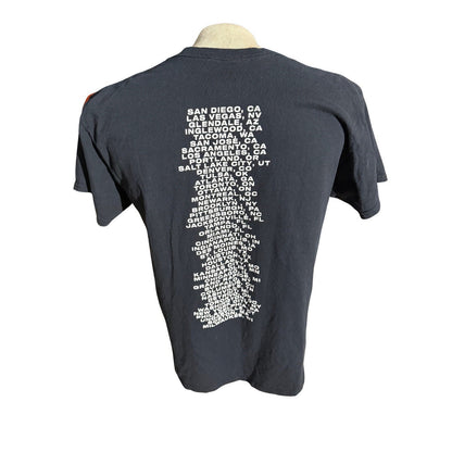 Justin Bieber Purpose World Tour Concert Tee Shirt Black Graphic Band Merch L