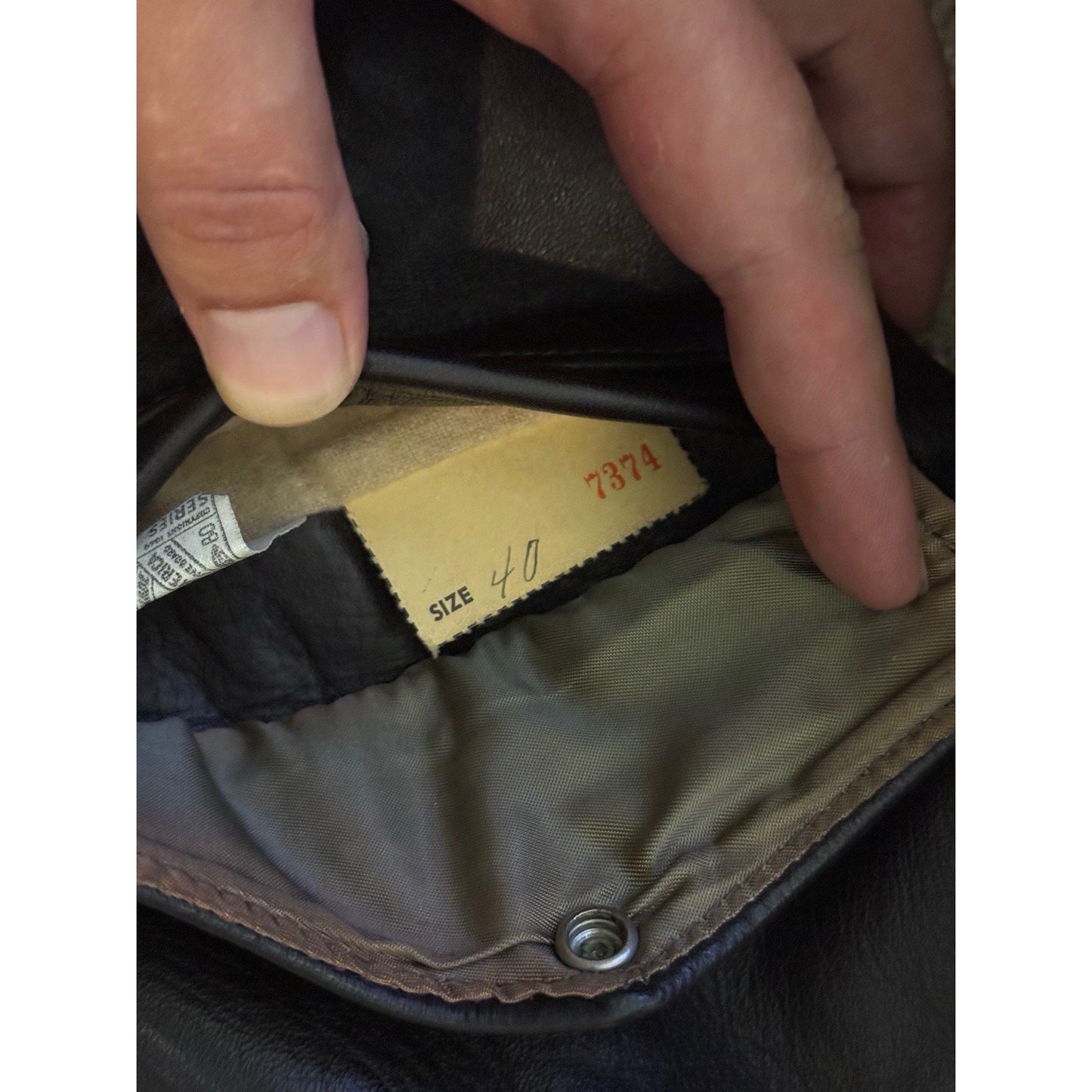 Vintage 1949 Sierra Sportswear Horsehide Leather Jacket Sz 40 Union Label USA