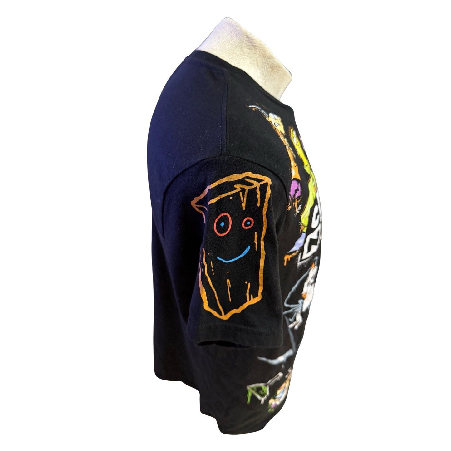 Cartoon Network 2022 Graphic T-Shirt Large Black Johnny Bravo Ed Edd Eddy