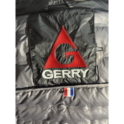 Gerry Men’s XXL Down Puffer Jacket Gray Lightweight Packable 90/10 Down Fill