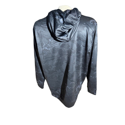 Under Armour Hoodie XXL Gray Camo Pullover Sweatshirt Logo Athletic Pre-Owned