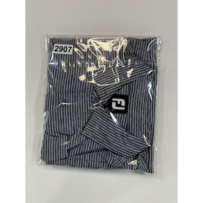 FootJoy FJ Golf Polo Shirt Mens Large Gray Stripe Golf Club of Edmond