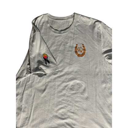 High West Whiskey T-Shirt XL Don’t Light a Campfire Drink One Instead Promo