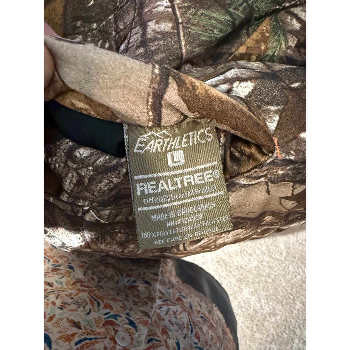 Realtree Camo Hunting Vest Men’s L Reversible Black / Xtra Pattern Outdoor Gear