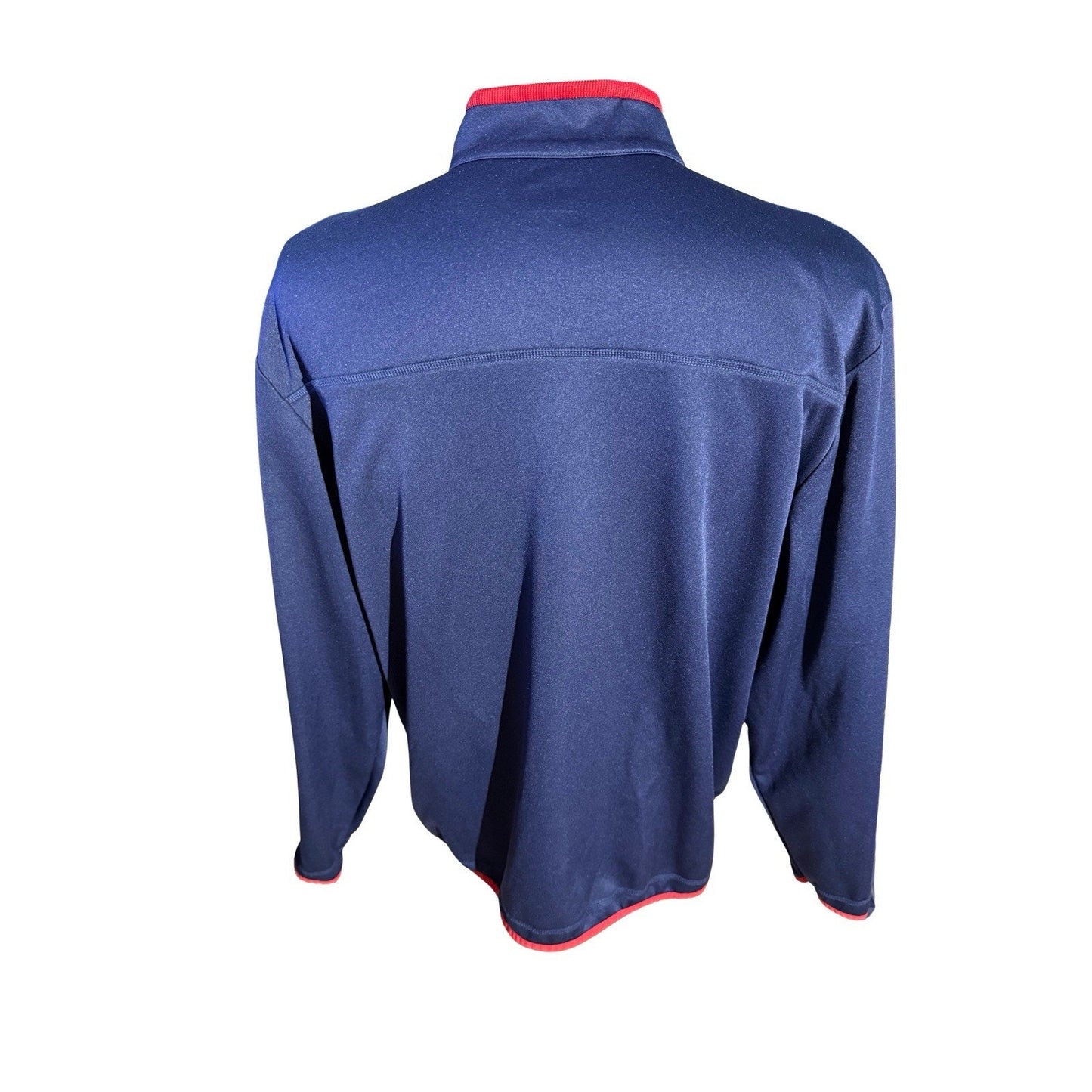 Callaway Golf USA Flag 1/4 Zip Pullover Red Navy Fleece Men’s XL