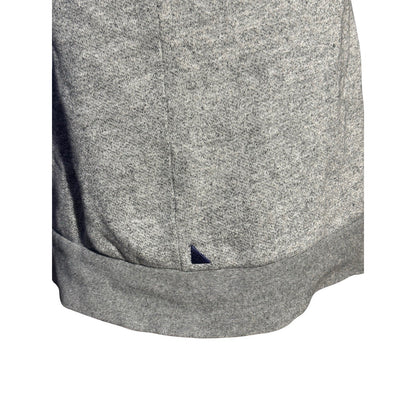 UNTUCKit Pullover Gray Cotton Shawl Collar Long Sleeve Sweater Men’s Small