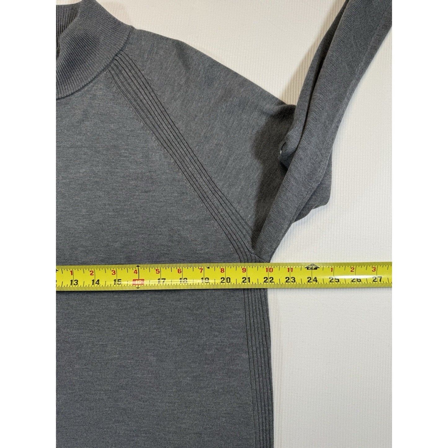 FootJoy Gray 1/4 Zip Knit Sweater GP1 Automotive Logo Men’s Large