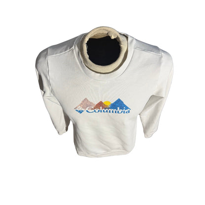 Columbia Sportswear Women’s Mountain Logo Crewneck Sweatshirt White M