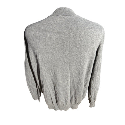 Vineyard Vines Made In Italy Cashmere/Cotton Blend 1/4 Zip Sweater Mens Size XL