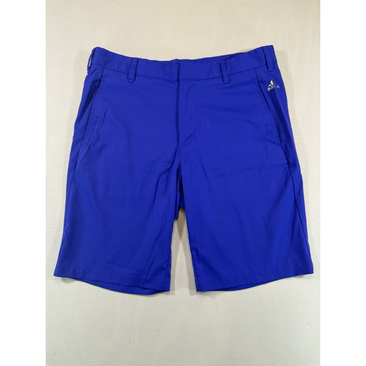 Adidas Golf Shorts Men’s 32 Blue Performance Stretch Lightweight Active