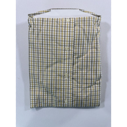 Vintage Gitman Bros McCalls Check Dress Shirt 17 35 Made USA