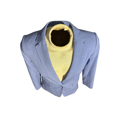 Banana Republic Women’s Blue Blazer Jacket Size 8 Tailored One Button