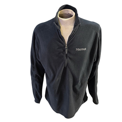 Marmot Rocklin ½ Zip Fleece Pullover Black Men’s XL Lightweight Outdoor