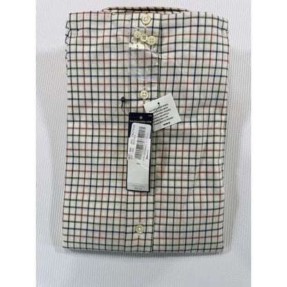 Ralph Lauren XL Classic Fit Plaid Button Down Dress Shirt Cotton NWT