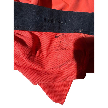 Nike Golf Men’s Shorts 33 Red Dri-FIT Stretch Performance 10 Inseam