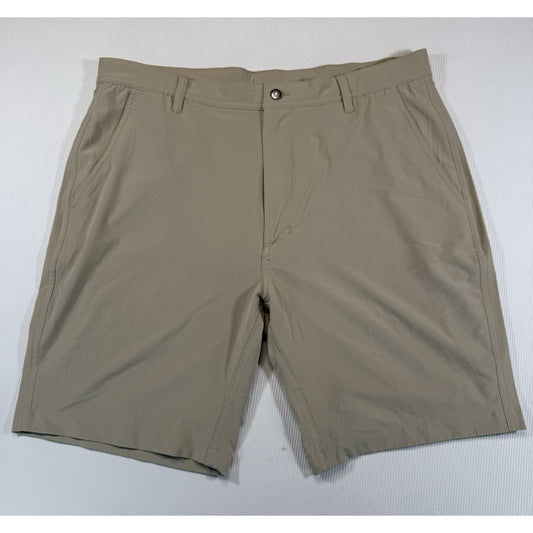 FootJoy Golf Shorts Mens 36 Khaki Performance Stretch Lightweight FJ