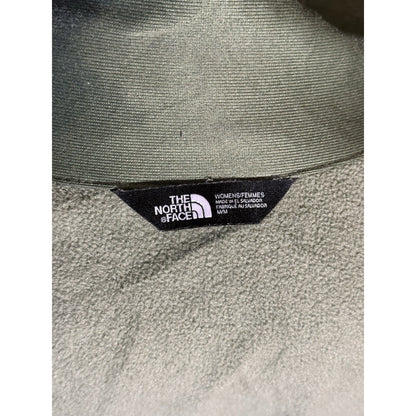 The North Face Women’s Green Full Zip Fleece Jacket Size M Logo ACE Embroidery