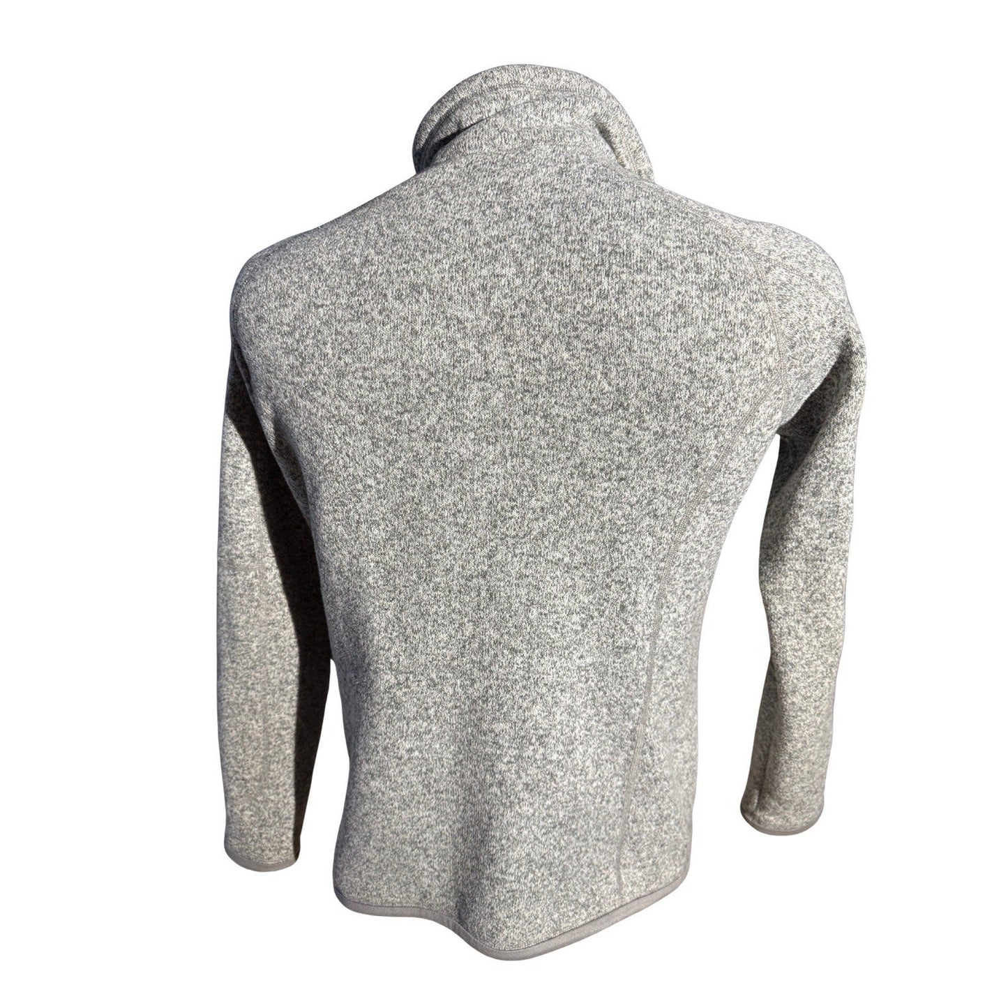 Patagonia Women’s Better Sweater 1/4 Zip Fleece Gray L Chi Omega Crest