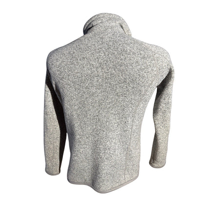 Patagonia Women’s Better Sweater 1/4 Zip Fleece Gray L Chi Omega Crest