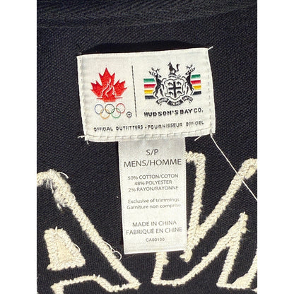 Hudson’s Bay Team Canada Olympic Jacket Men’s Small S Black Full Zip Track 12