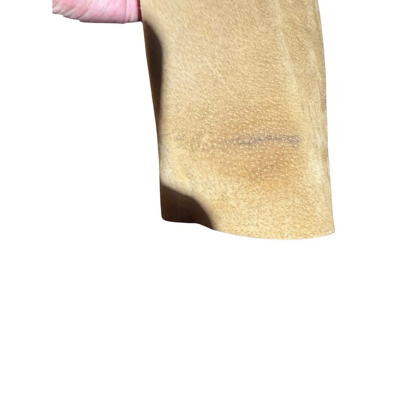 Cripple Creek Women’s Suede Fringe Jacket Western Tan Leather XL