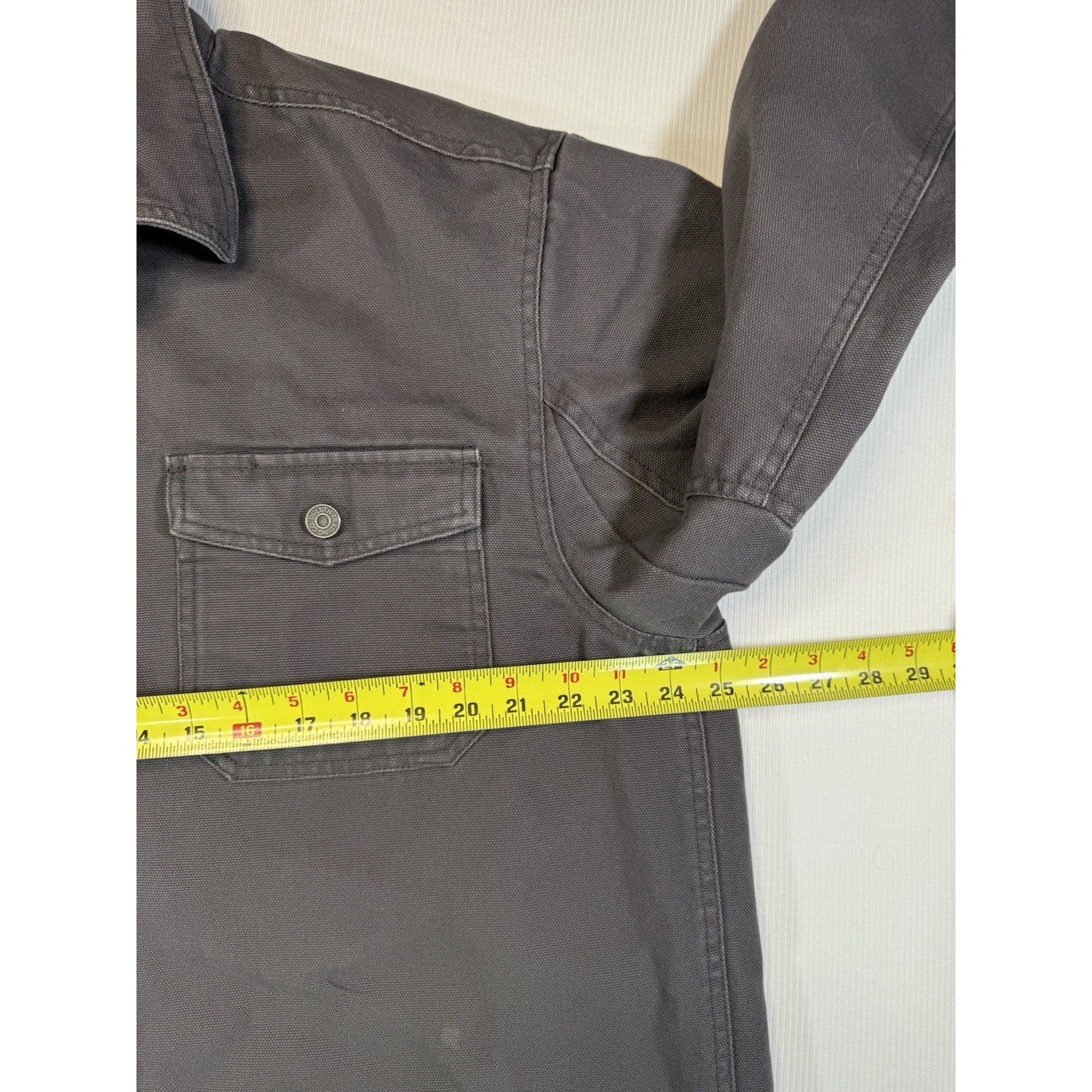 Duluth Trading Co Heavyweight Canvas Lined Work Shirt Jacket Men’s L