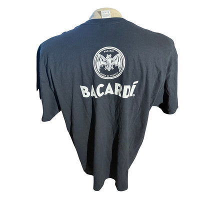 Byron’s Liquor Warehouse Bacardi T-Shirt XL Black Tee Gildan Ultra Cotton 291