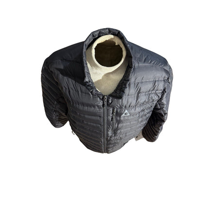 Gerry Men’s XXL Down Puffer Jacket Gray Lightweight Packable 90/10 Down Fill