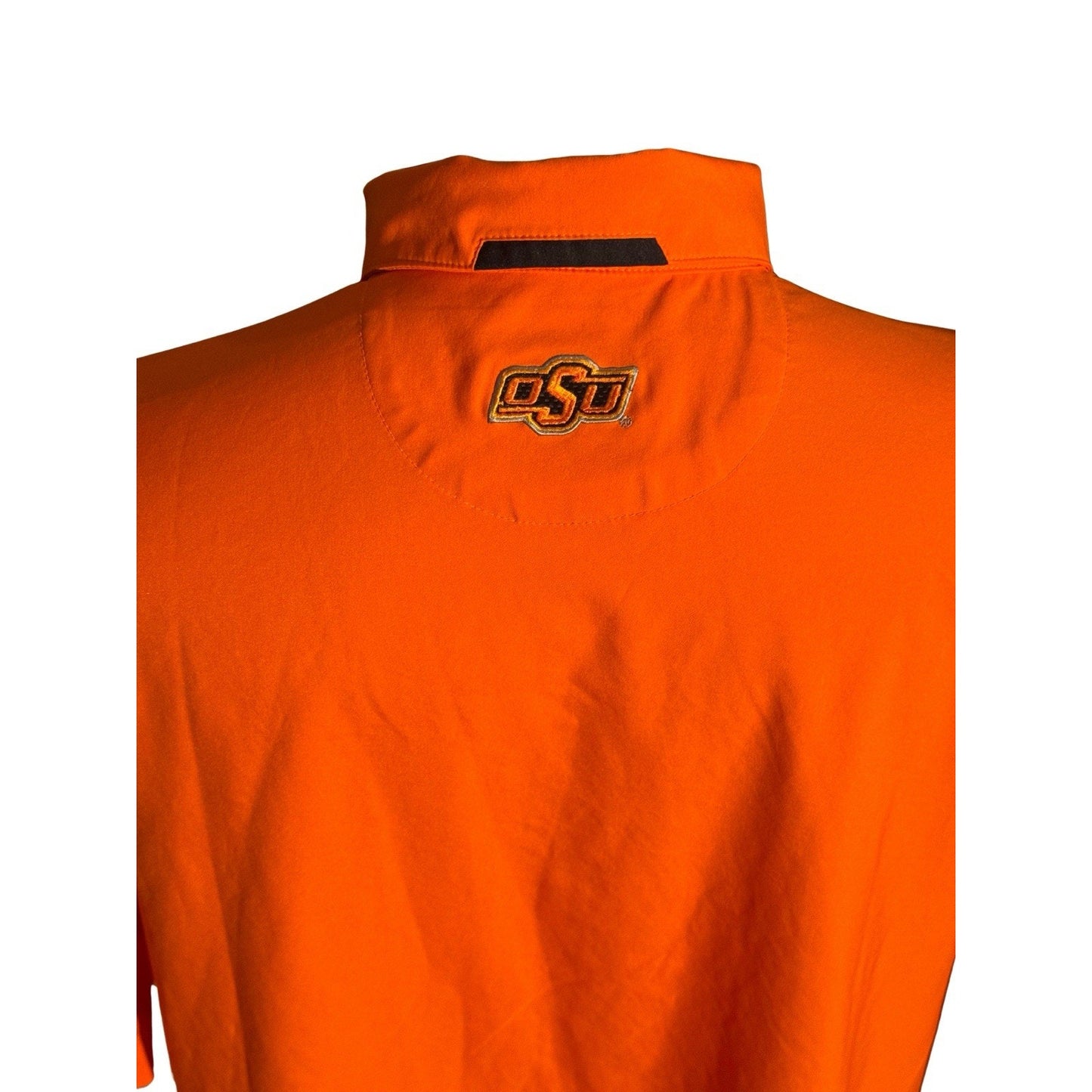 Nike Team Oklahoma State Cowboys Polo Shirt Men’s Medium Orange Dri-FIT