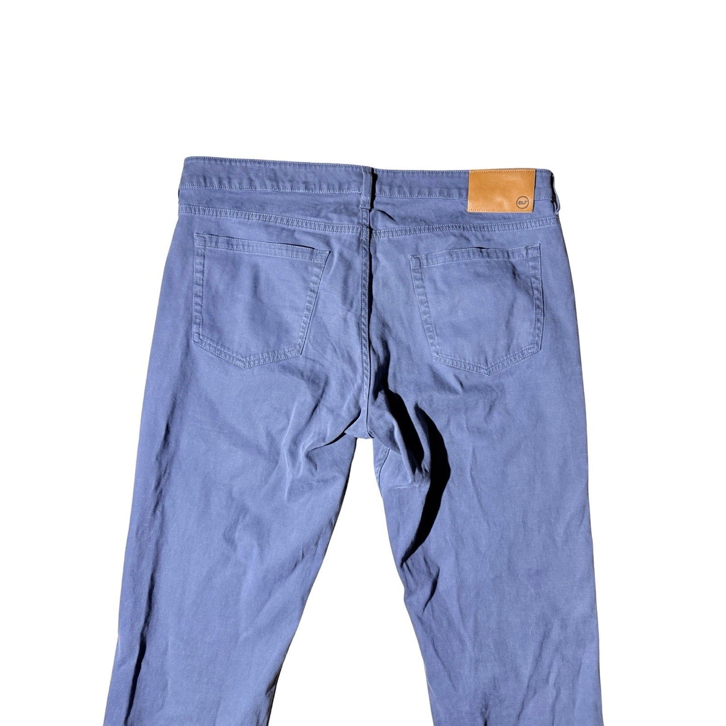 Vineyard Vines Men’s Chino Pants 36x30 Navy Blue Classic Fit Flat Front Cotton